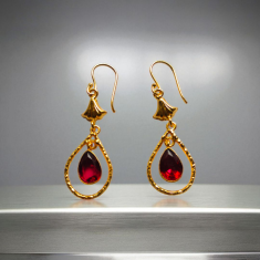 Handcrafted Brass Earrings