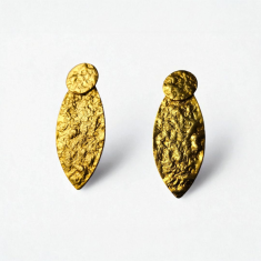 Handcrafted Brass Earrings