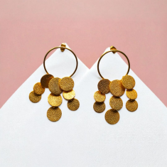 Handcrafted Brass Earrings